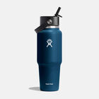 32 oz Wide Mouth Travel Bottle with Flex Straw Cap בקבוק פיה נפתחת